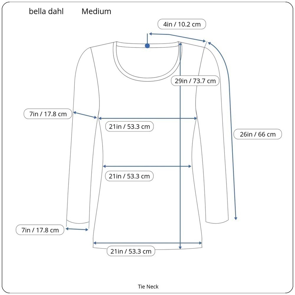 Bella Dahl Women’s Flannel Lace Up Neck Long Sleeve Tunic Heather Gray Tartan M - Picture 8 of 8